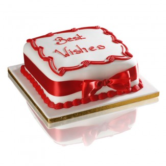 Red ribbon Cake