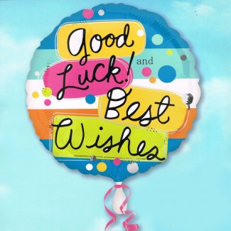Good Luck Best Wishes Balloon