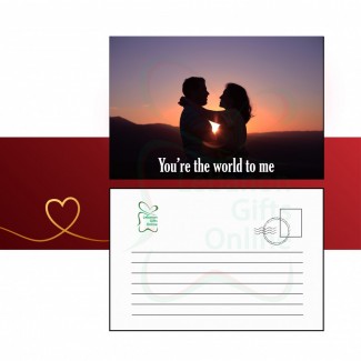 You're My World Message Card 