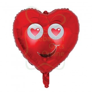 Love Eyes Heart Balloon