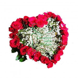 Heart Roses Bouquet