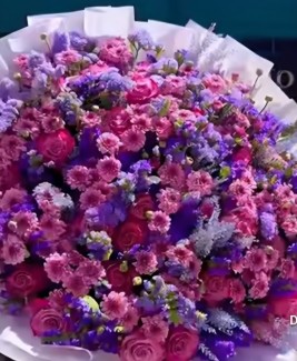 Roses spring bouquet