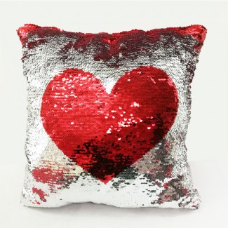 Glitter Square Love Pillow