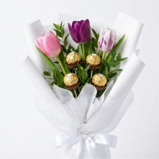 Tulip and ferrero rocher for you