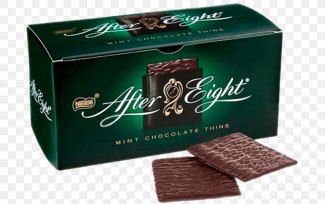 After eight dark chocolate