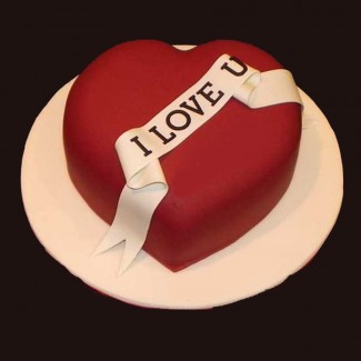 Heart Valentine Cake