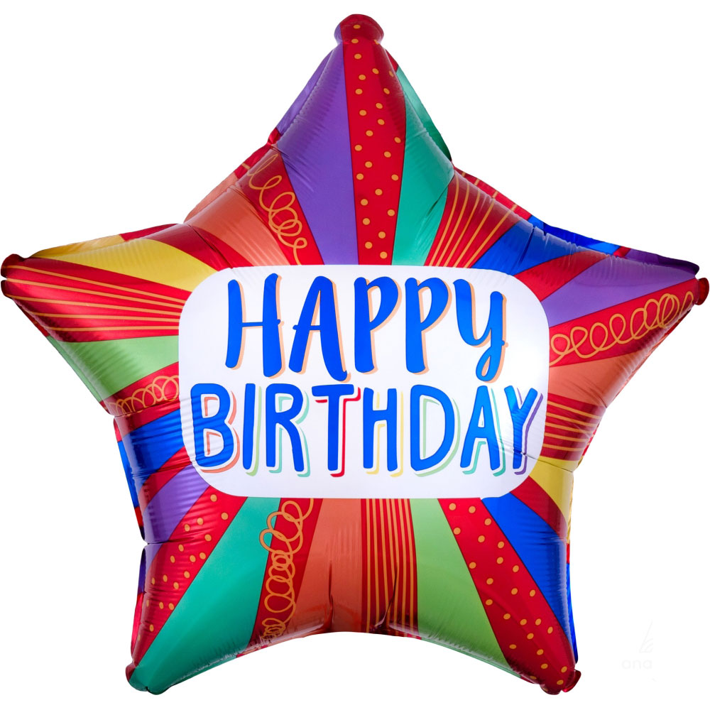 Star birthday balloon | LebanonGifts