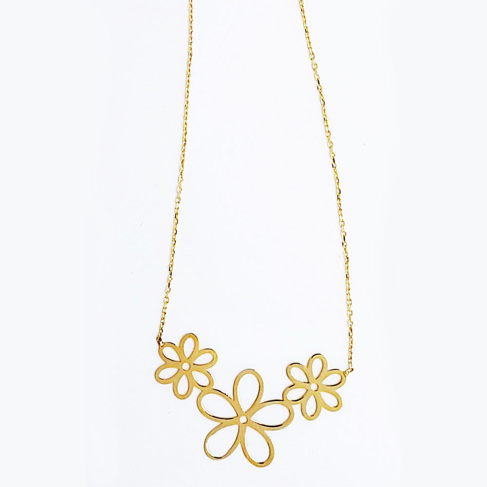 Flowers Gold Necklace
