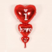 Three Heart I Love You Balloon